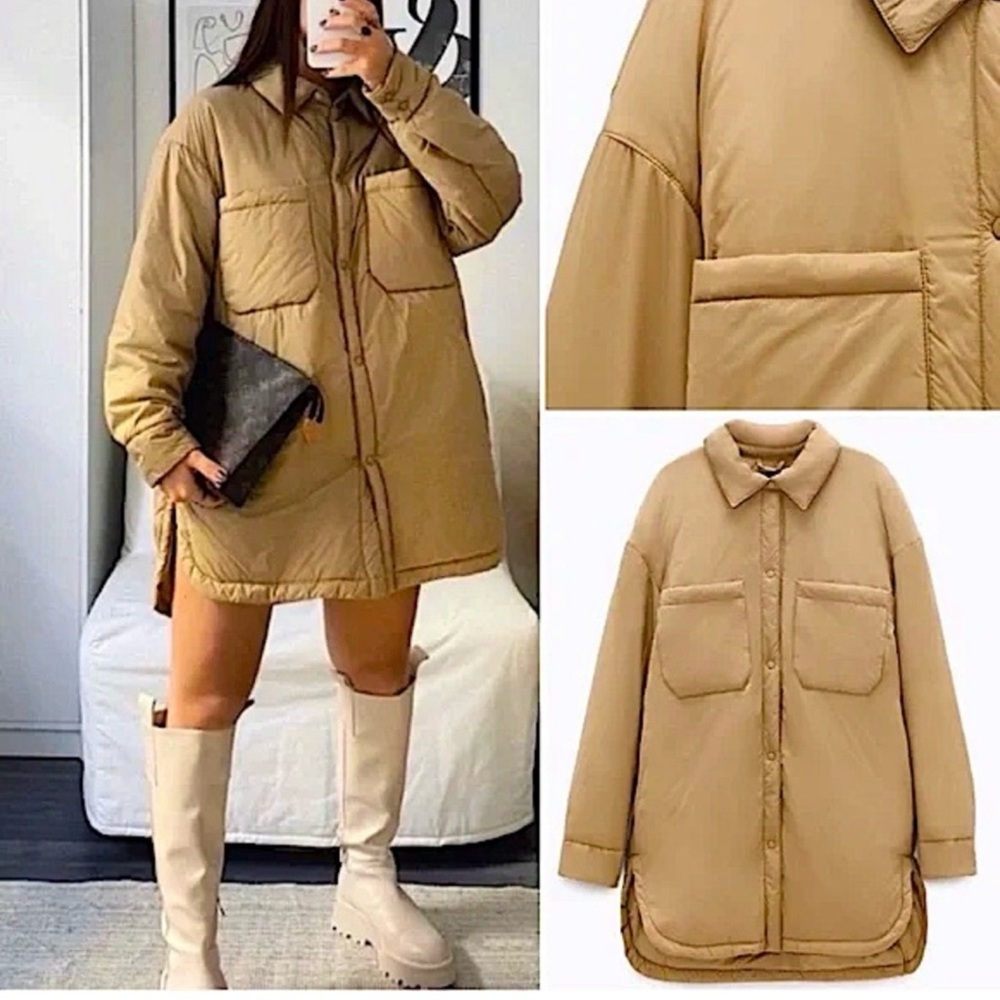 New ZARA Waterproof Puffer Jacket